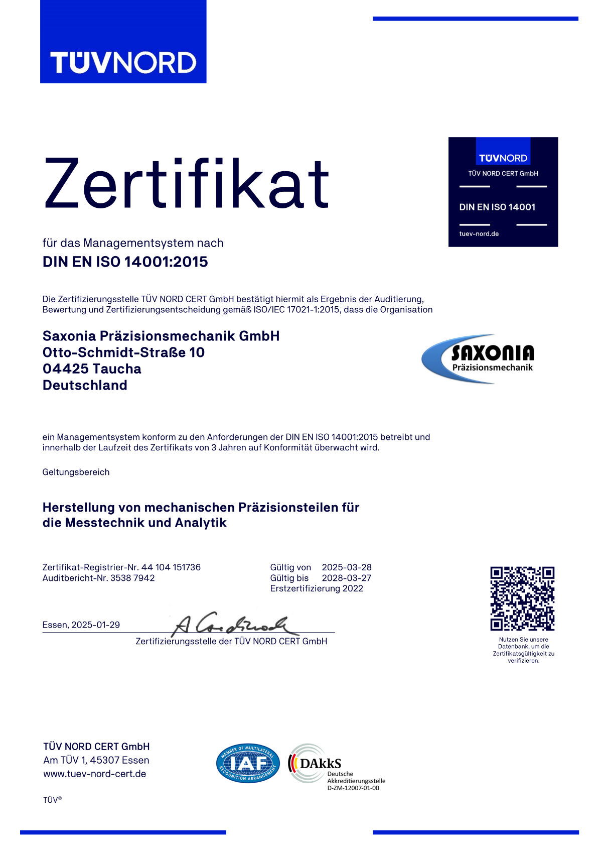 Hochpräzise Fertigung von Einzelteilen